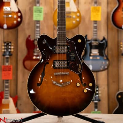GRETSCH G2622 Streamliner Center Block Double-Cut with V-Stoptail Laurel Fingerboard Broad’Tron BT-3S Pickups Forge Glow image 3