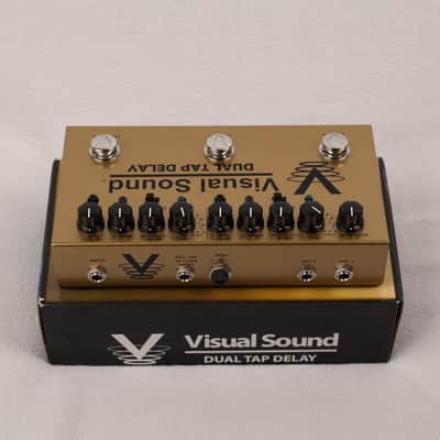 Visual Sound Dual Tap Delay Guitar Effects Pedal w/ Dual Independent Delays & Tap Tempo image 2