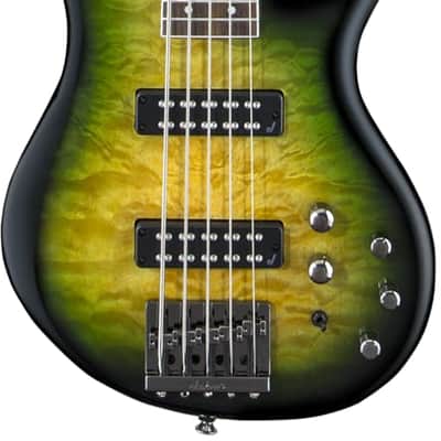 Jackson JS3Q Spectra V Bass Amber Blue Burst image 1