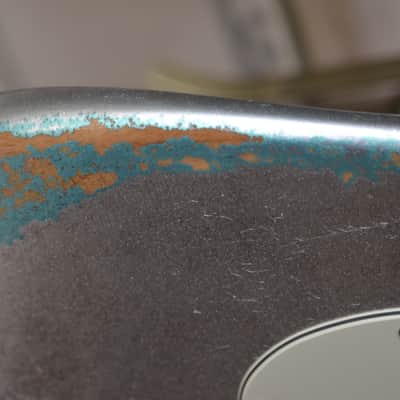 American Fender Stratocaster Silver Sparkle Heavy Relic Custom Shop Texas Specials HSS image 3