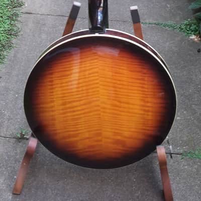Custom built left handed banjo. 5 string. 2005 - Gloss image 3