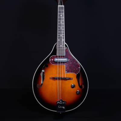 Ibanez M510E A-Style Acoustic/Electric Mandolin,  Brown Sunburst High Gloss image 5