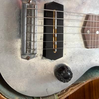 Gibson E-150 Model Lap Steel Electric Guitar - 1935, 1930s, Racing Stripe Tweed Case, EHG-150, EH-150, Charlie Christian Pickup image 13