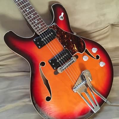 Guyatone Hollowbody 1970s  3 Color sunburst image 1