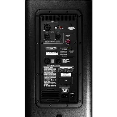 Line 6 StageSource L3t 1400W 3-way Smart Speaker System +Dynamic Vocal Microphone + Stand and Microphone Stand. image 4