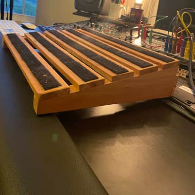 Custom Hand-Built Cedar Pedalboard 2023 - Natural image 2