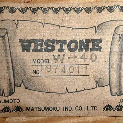 Westone Brazilian Rosewood W-40 Matsumoku Japan 1974 Natural D35 Copy BARGAIN image 3