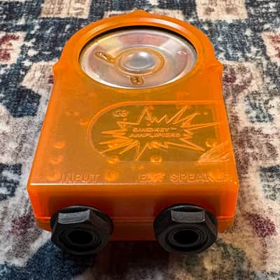 1990s Smokey Amplifiers Transparent Orange Mini Pocket Amp! image 2