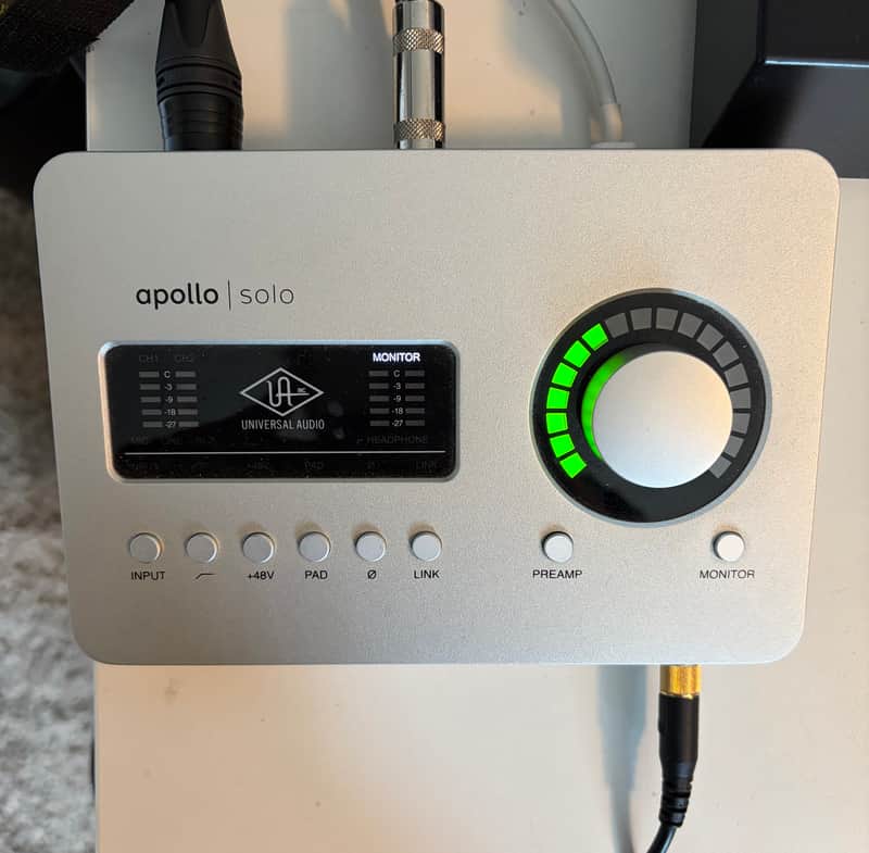 Universal Audio Apollo Solo Heritage Edition Thunderbolt 3 Audio Interface 2020 - Present - Silver image 1