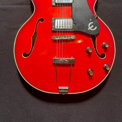 Epiphone Riviara 1971 - Red Burst image 3