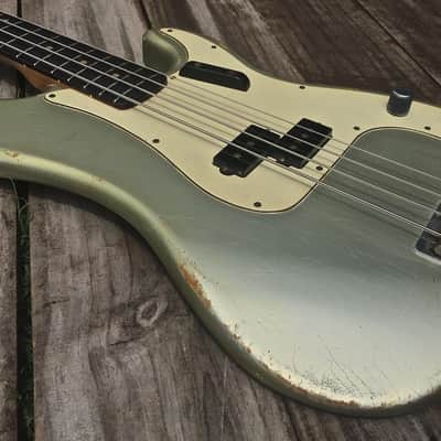 Danocaster Precision Bass 2017 - Firemist Silver image 2
