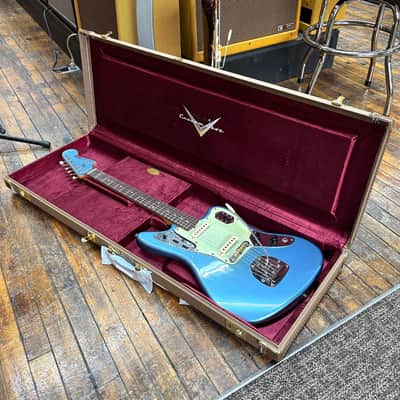 Fender Custom Shop 1964 Jaguar Journeyman Relic Electric Guitar Faded Aged Lake Placid Blue w/Hard Case image 7