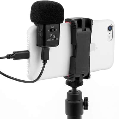 IK Multimedia iRig Mic Cast HD Pocket-Sized Microphone for iPhone, iPad, Android Devices-AUTHORIZED image 3