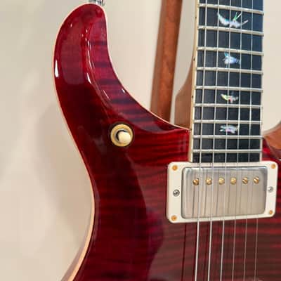 PRS Wood Library McCarty 594 - Red Tiger 10-Top, Ebony Board - 7lbs 11.5oz - Mint image 7