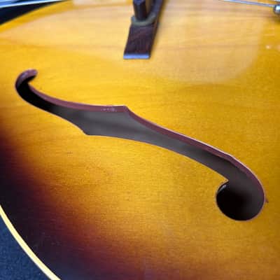 1962 Gibson ES-120T Vintage Hollowbody Electric Guitar Sunburst w/ Original Pickup + Gibson Case image 8