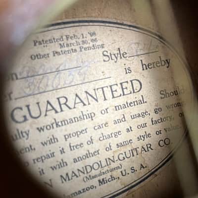 1918 The Gibson A1 Vintage Antique Made In Kalamazoo Mandolin! image 13