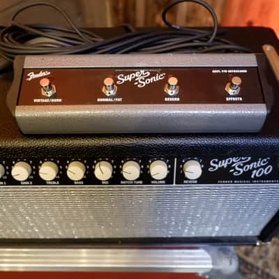 Fender Super-Sonic 100 2-Channel 100-Watt Guitar Amp Head 2011 - Black image 12
