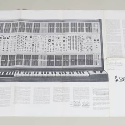 ARP 2500 modular synthesizer original owner's manual, poster and brochure image 3