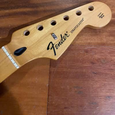 2008 Fender Strat Neck Maple Standard Stratocaster 9.5" Radius Med. Jumbo