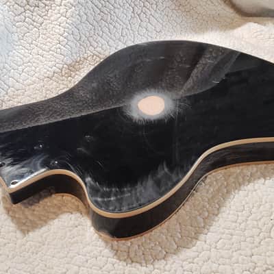 Unique 1 of a kind- Heavy Relic-Double bound, USA made Roasted Alder body,Quilt maple top. Made for a Jazzmaster neck.# QMJM-R1. image 7