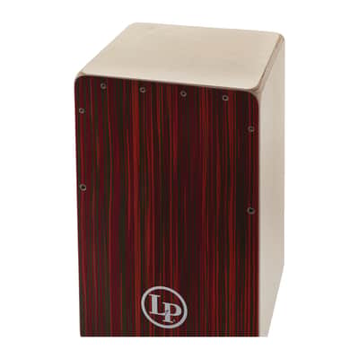 Latin Percussion LP1491RB Birch Woodshop Cajon - Red Blur image 3