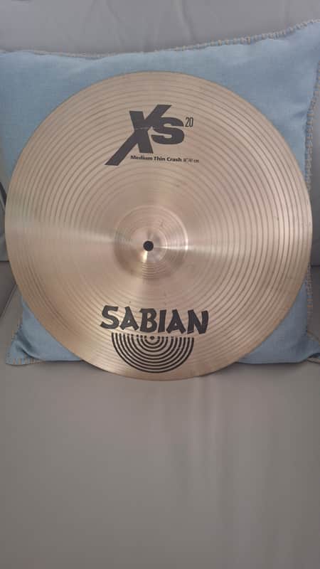 Sabian 16" XS20 Medium Thin Crash Cymbal 2003 - 2015 - Natural image 1