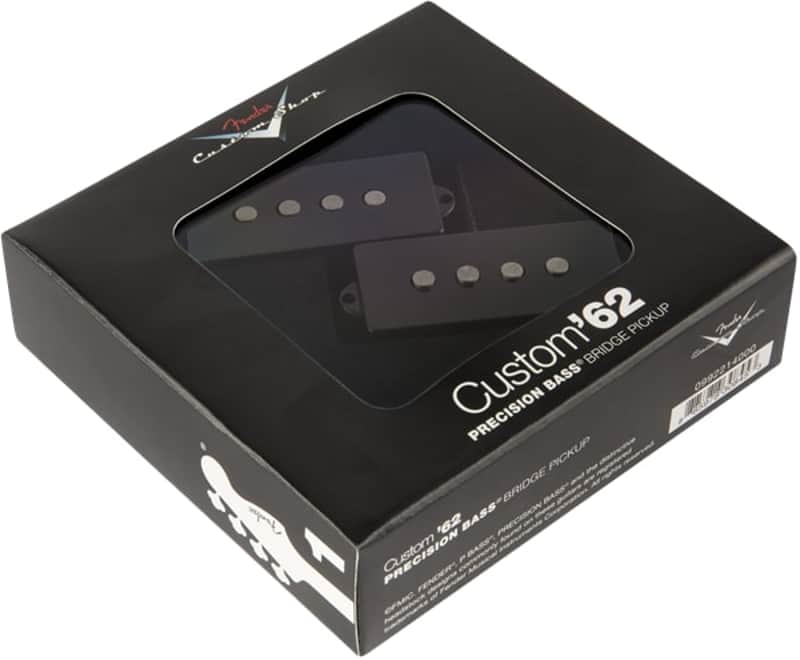 Fender Custom Shop '62 Precision Bass(P Bass) Pickup, Black image 1