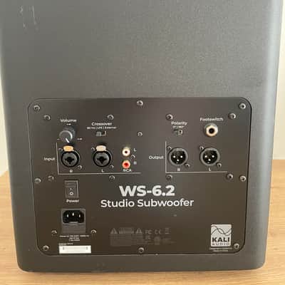 Kali Audio WS-6.2 Studio Subwoofer w/ Footswitch, Power Cable & Invoice image 3