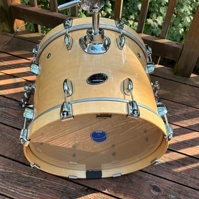 Sakae Almighty Maple Natural Gloss BeBop Drum Set 13, 14, 18" image 6