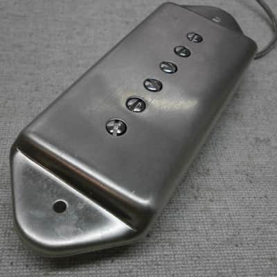 Q pickups DOG EAR P90 Pickup 1pc Bridge or Neck BLACK/CHROME/NICKEL/RAW NICKEL Casino Riviera Wildcat ES-330 Gibson Epiphone 50s 60s image 4