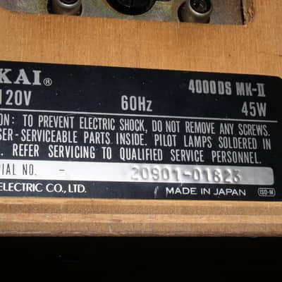 Akai 4000DS Mk II Reel To Reel Tape Deck Vintage 1970's Silver Panel image 8
