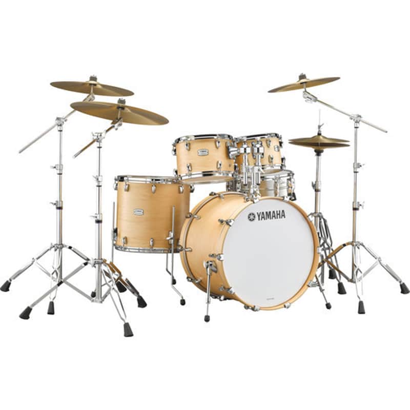 Used YAMAHA BUTTERSCOTCH SATIN TOUR CUSTOM 4PC SHELL: TMP2F4 (TMB-2216, TMT-1007, TMT-1208, TMF-1615, TH945C) image 1