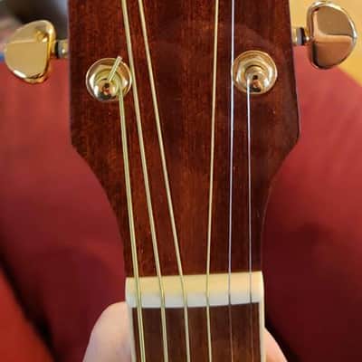 Washburn D100M / BR Mahogany Dreadnought Acoustic Guitar image 7