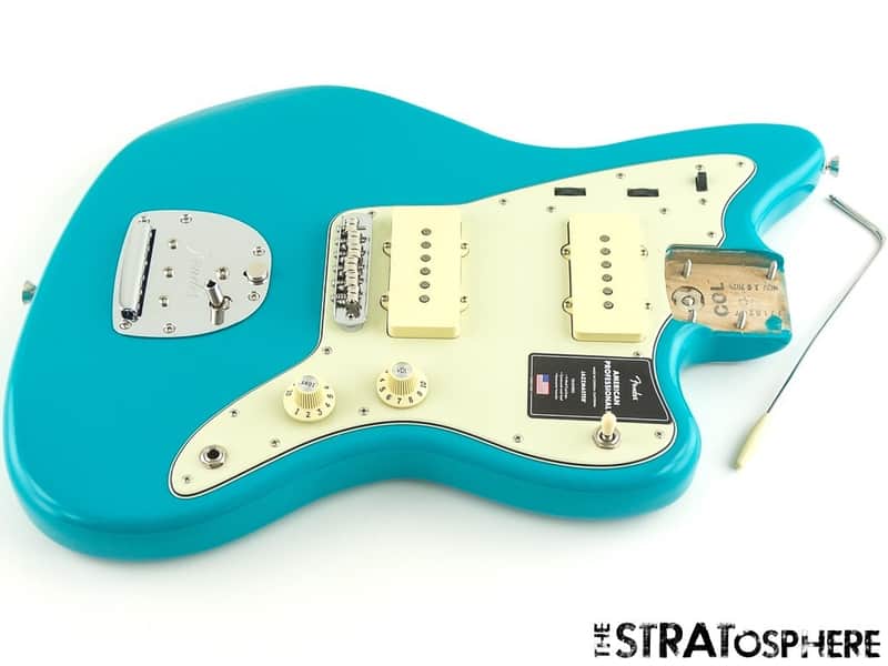 Fender American Professional II Jazzmaster LOADED BODY, USA Miami Blue image 1