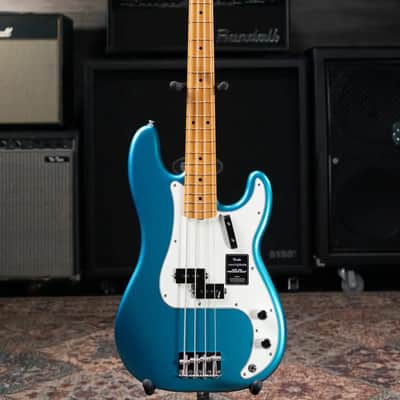 Fender Vintera III Late '60s Precision Bass - Lake Placid Blue with Gig Bag image 3