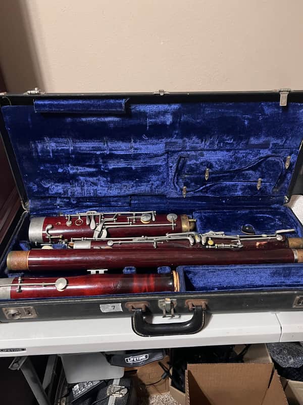 Vintage Meinhart Heckel System Maple Wooden Bassoon – 1970s – As-Is / For Parts or Repair image 1