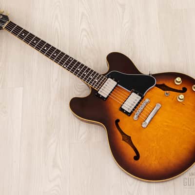 1980 Greco Super Real SA-900 335-Style Vintage Semi-Hollow Guitar Sunburst, Near-Mint w/ Maxon PAFs, Japan image 14