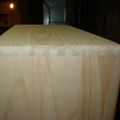 TRM 1x15 guitar extension cabinet tweed style OPEN back 115 project. image 3