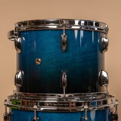 Pearl Session Custom Maple Marine Blue Fade Drum Set image 15
