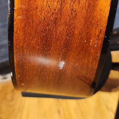 Vintage 1960s Estrada FS-5 Acoustic Guitar Natural-GOOD Tone-Repaired Headstock image 16