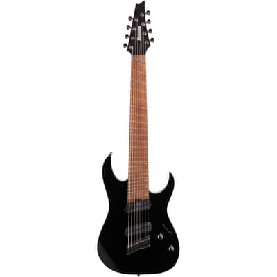 Ibanez RGMS8BK RG Multi Scale 8-string Guitar - Black image 2