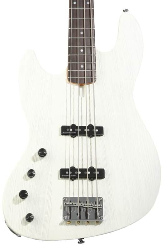 Sire Marcus Miller V6 4-string Left-handed Electric Bass Guitar - Antique White image 1