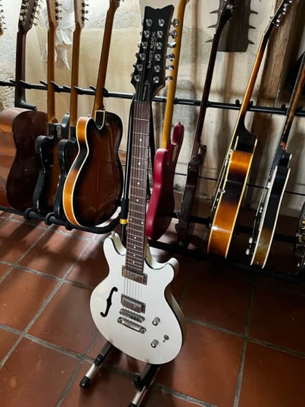 Daisy Rock Retro-H 12ST - Electric White Sparkle image 1