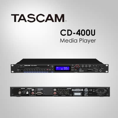 TASCAM CD-400U 2020's - Black image 3
