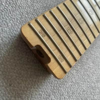 Short Scale Mini Guitar Maple Wood Neck, 24 Frets Fingerboard Fretboard image 5