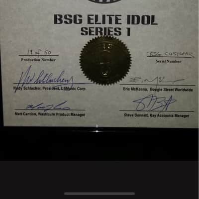 Boogie Street Guitars Custom Elite Idol Washburn WI66PRO BSG1 2005 (19 of 50) Translucent Black Purple image 3