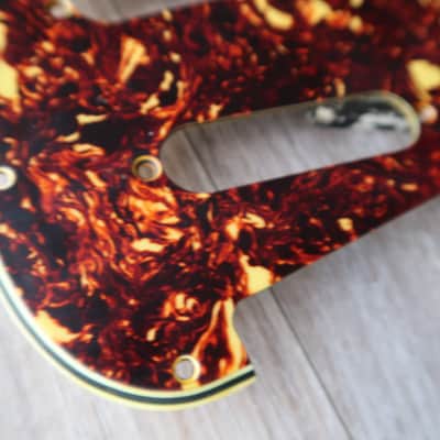 62 Fender Stratocaster celluloid tortoise pickguard USA 1960 thru 1962 avri strat guard image 8
