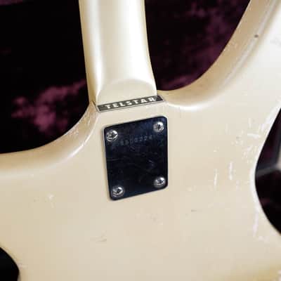 Guyatone LG-160T Telstar 1966 Aged Pearl White Made in Japan MIJ w/ Hard Case image 19