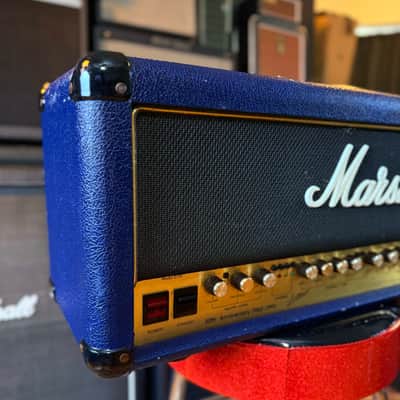Marshall 6100 30th Anniversary Series 3-Channel 100-Watt Guitar Amp Head 1992 - 1997 - Blue Rare Edition image 3