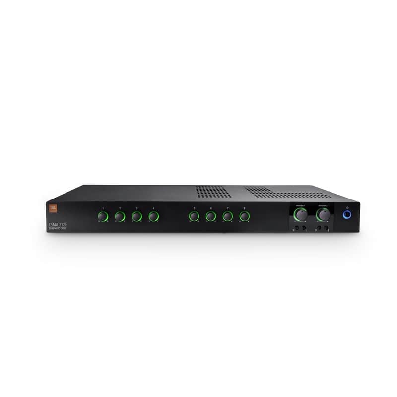 JBL CSMA2120 | 120 Watt 8 Channel Fanless Commercial Mixer Amplifier image 1